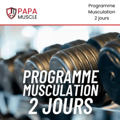 programme de musculation 2 jours par semaine