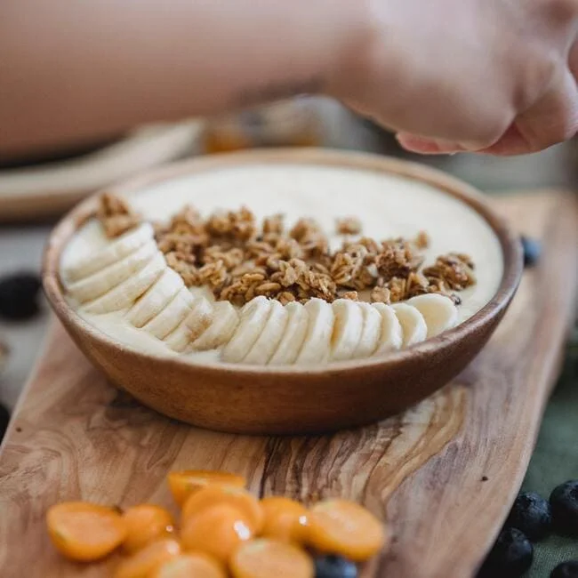 fromage blanc banane