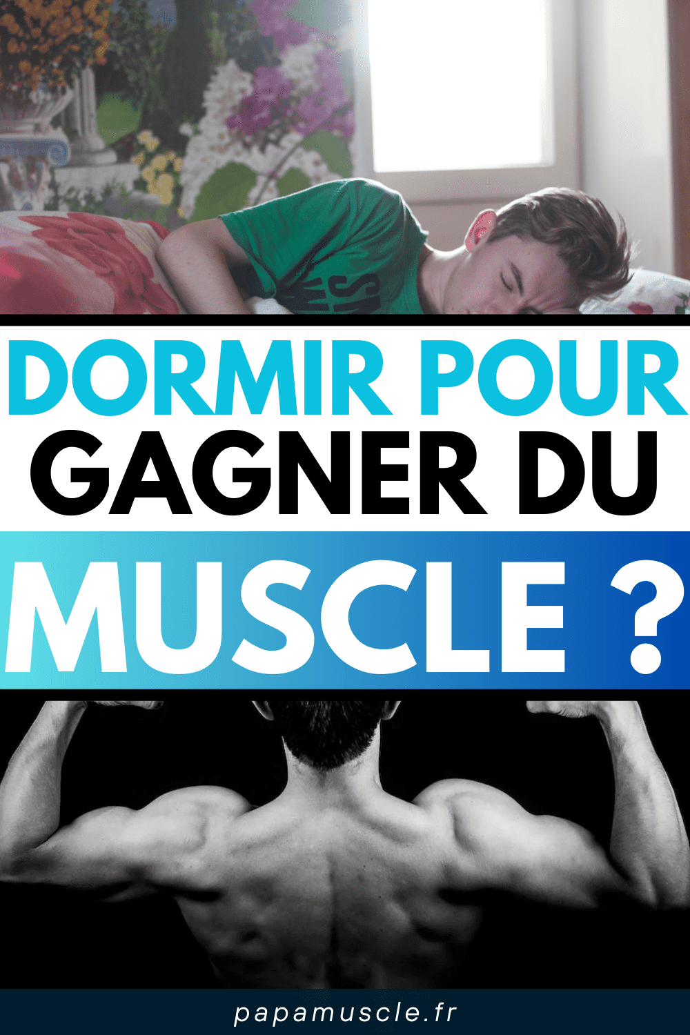 dormir pour gagner du muscle