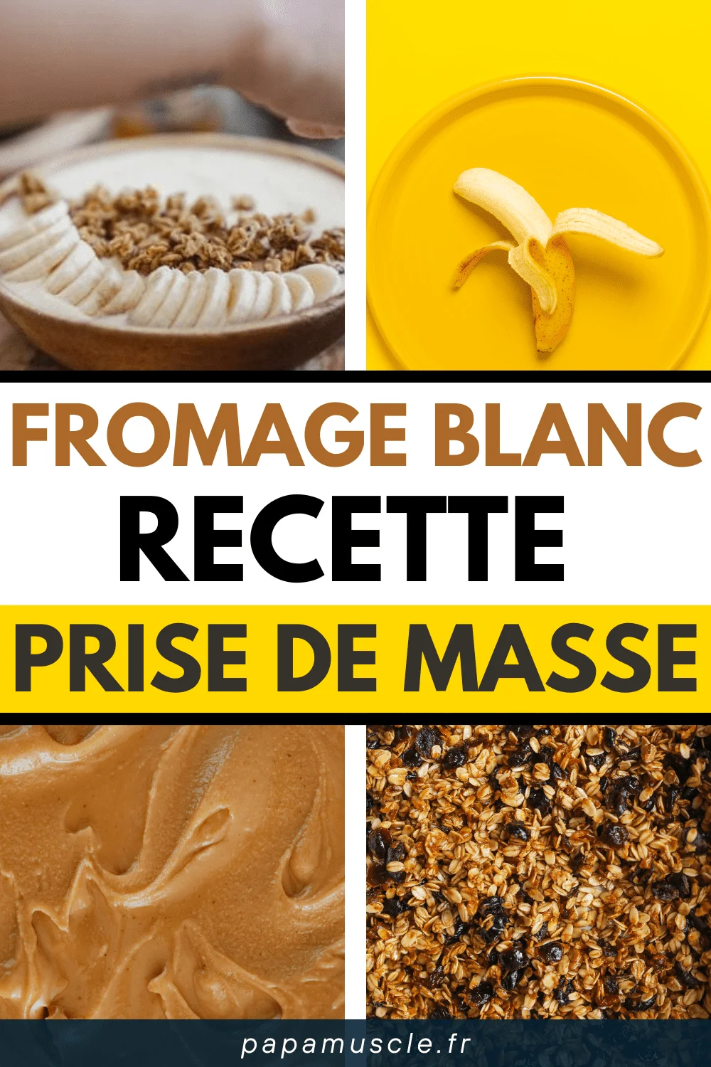 fromage blanc recette prise de masse