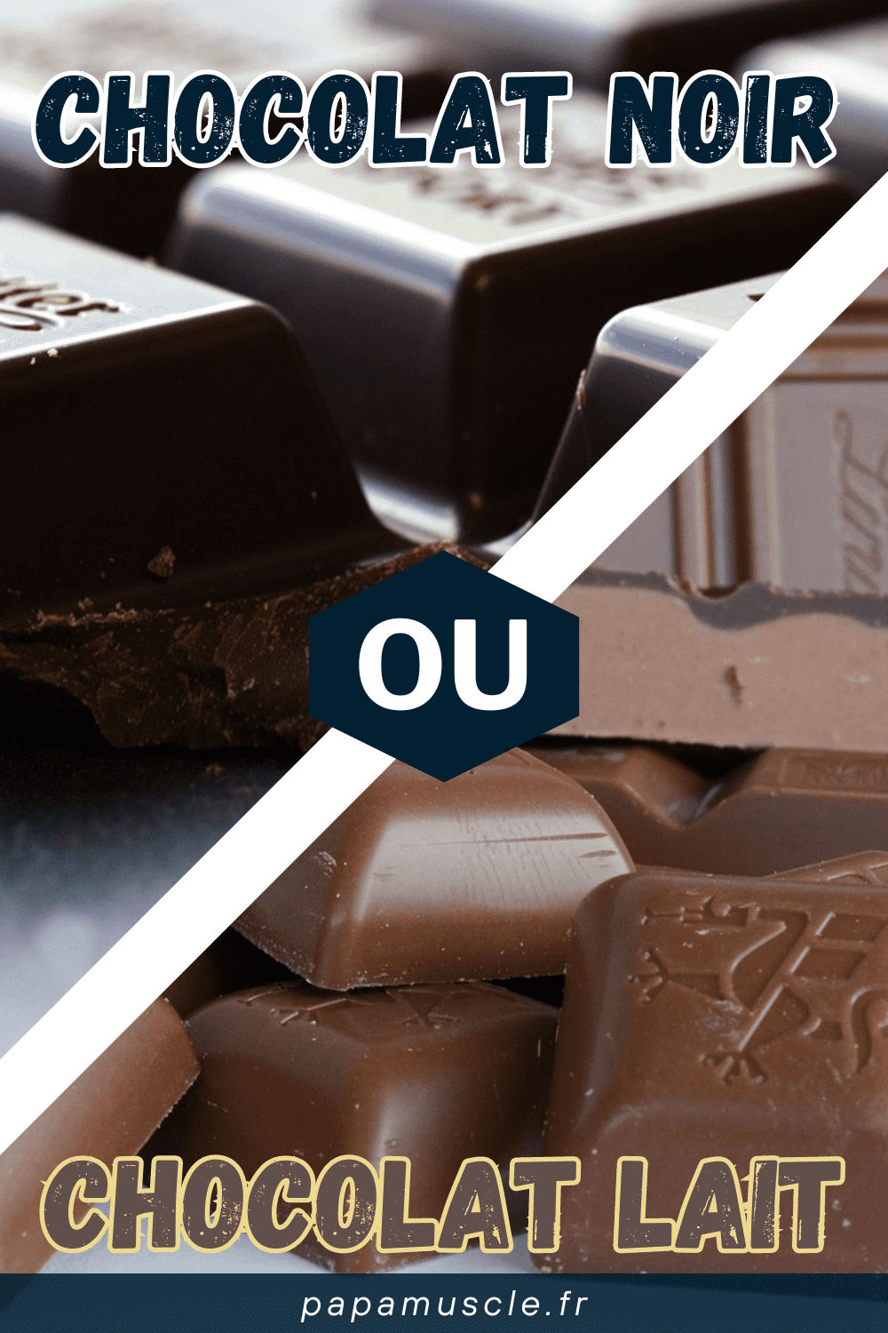 chocolat noir ou chocolat au lait