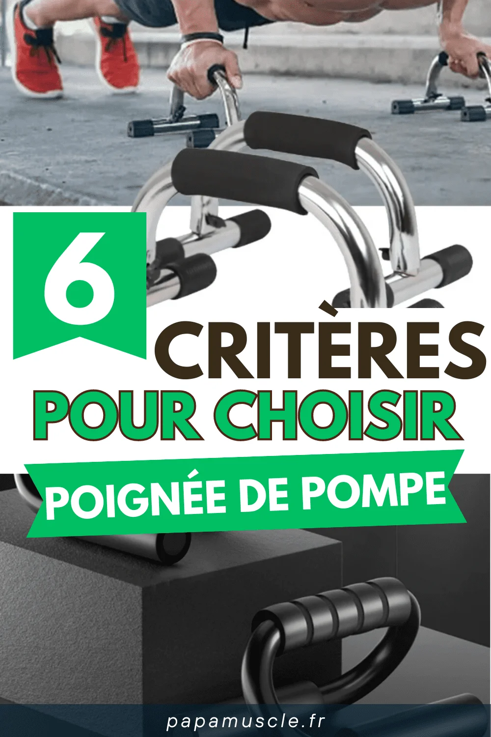choisir poignée pompe