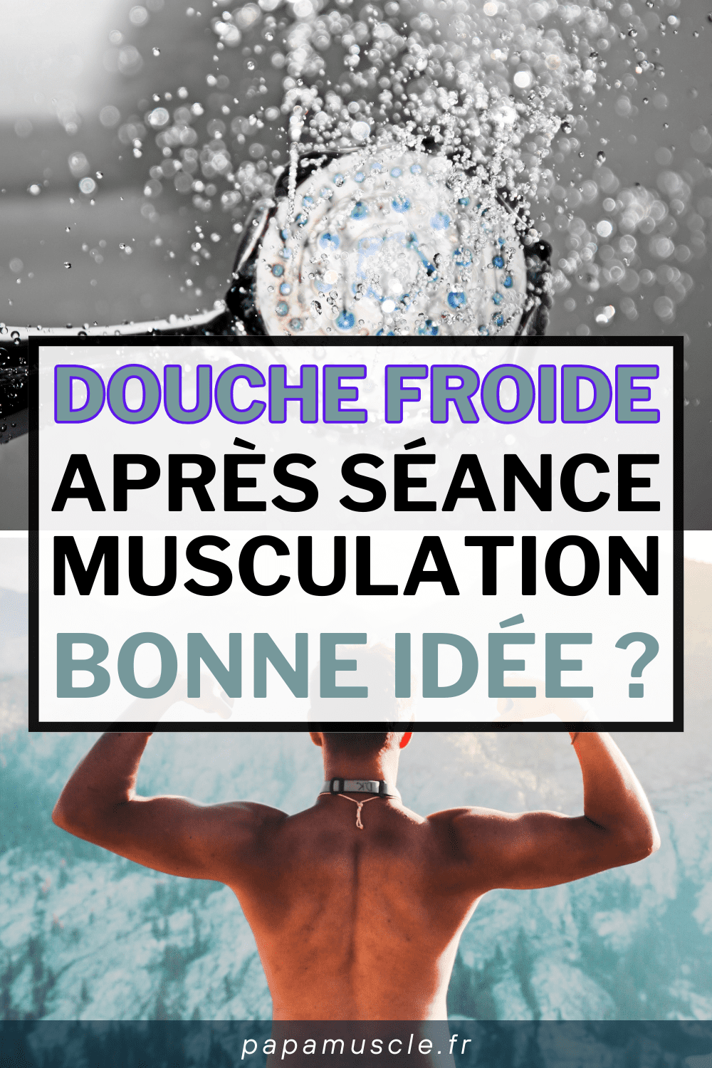douche froide musculation