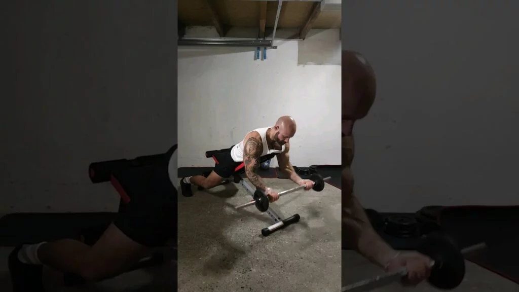 Curl araignée barre (barbell spider curl)