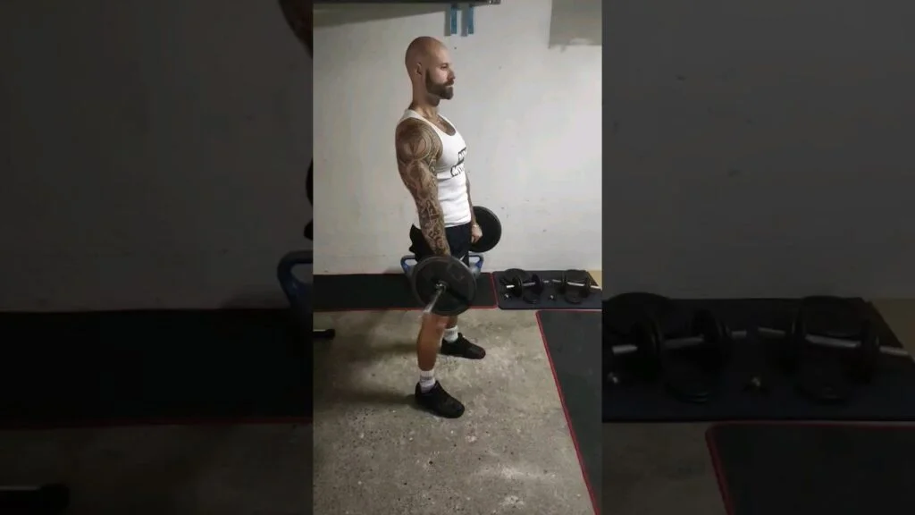 Soulevé de terre barre (barbell deadlift)