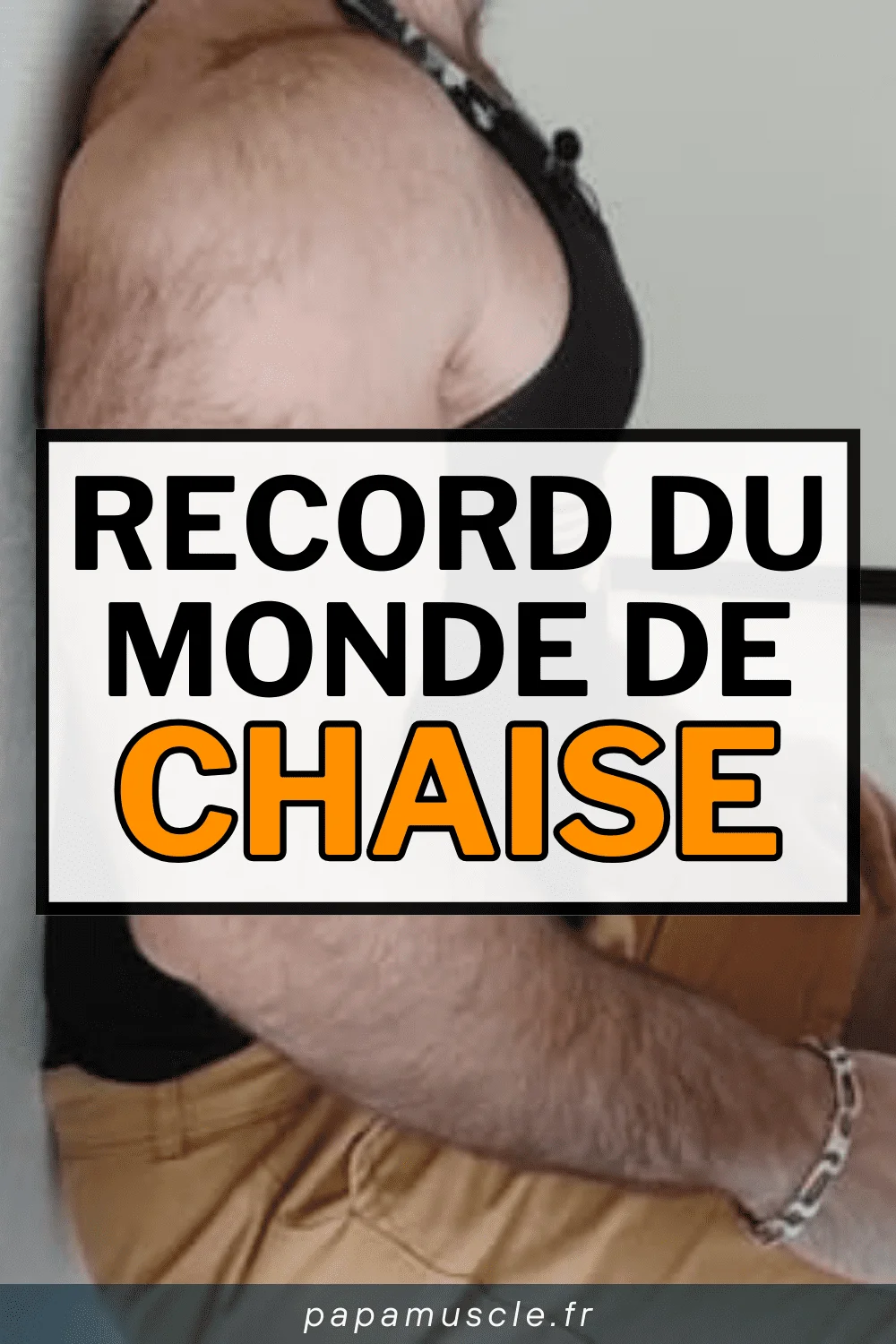 record du monde de chaise