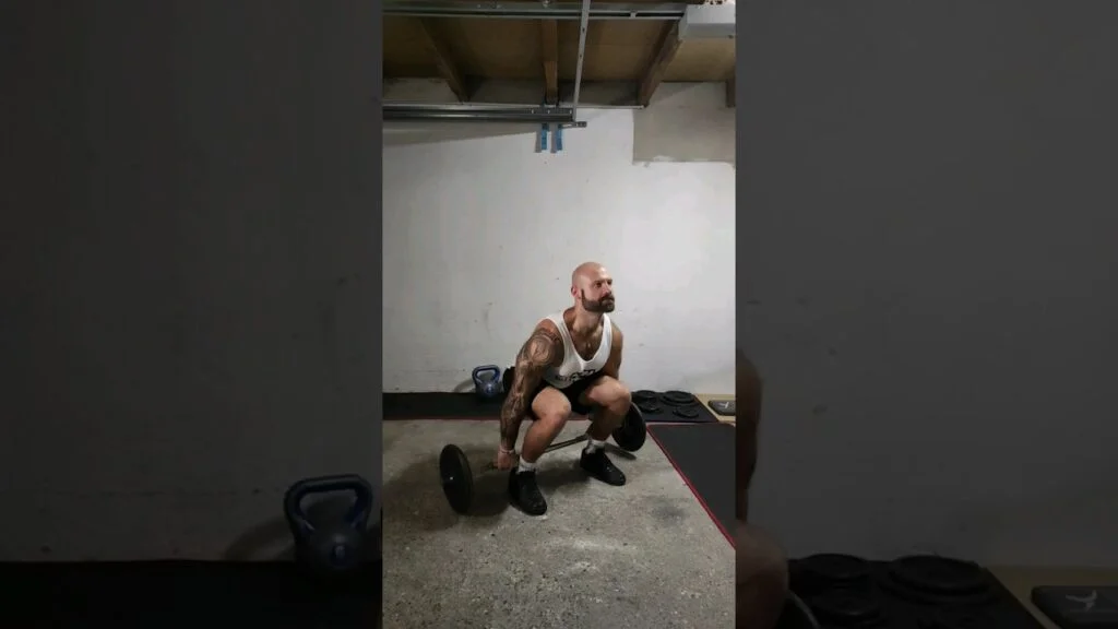 Hack squat barre (barbell hack squat)