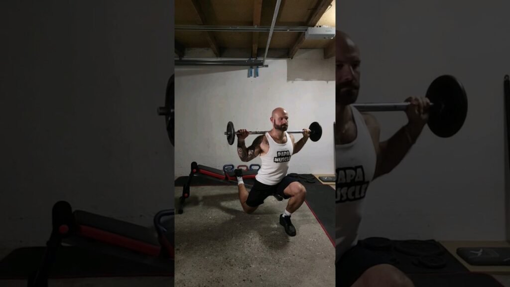 Squat bulgare barre (barbell Bulgarian squat)