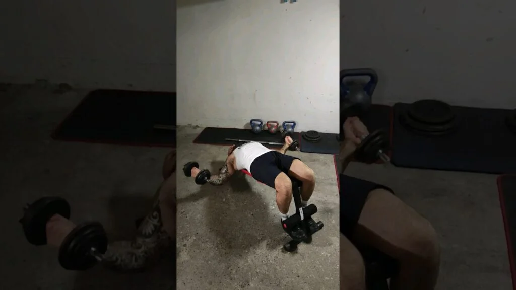 Écarté décliné haltère (decline dumbbell chest fly)