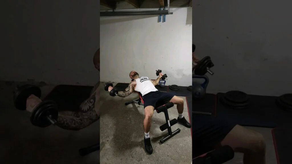 Écarté incliné haltère (incline dumbbell chest fly)