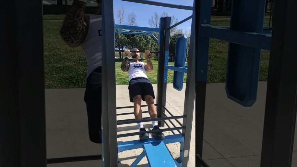 Curl biceps poids du corps (bodyweight biceps curl)