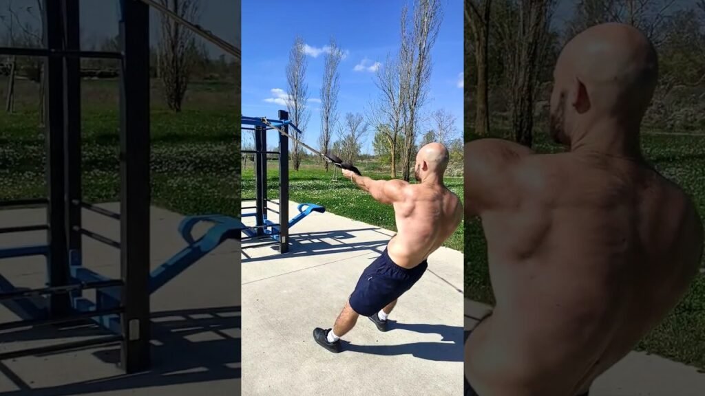 Rowing inversé TRX supination à un bras (one arm underhand TRX inverted row)