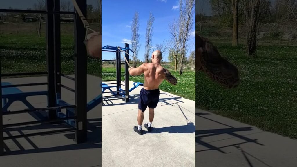 Rowing inversé TRX pronation alterné (alternating TRX overhand inverted row)