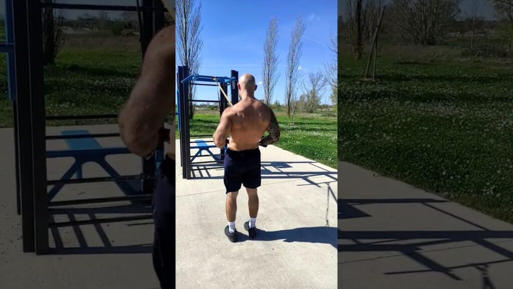 Rowing lombaire TRX supination (underhand TRX lower back row)