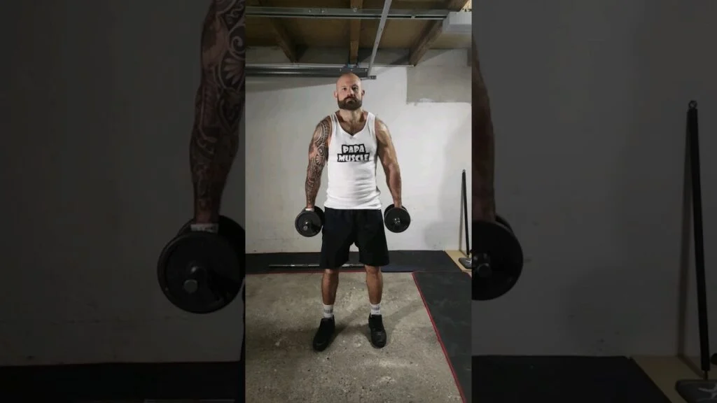 Shrug avec haltère (dumbbell shrug)