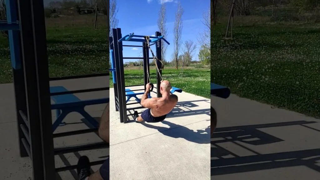 Traction TRX prise neutre (TRX neutral grip pull-up)