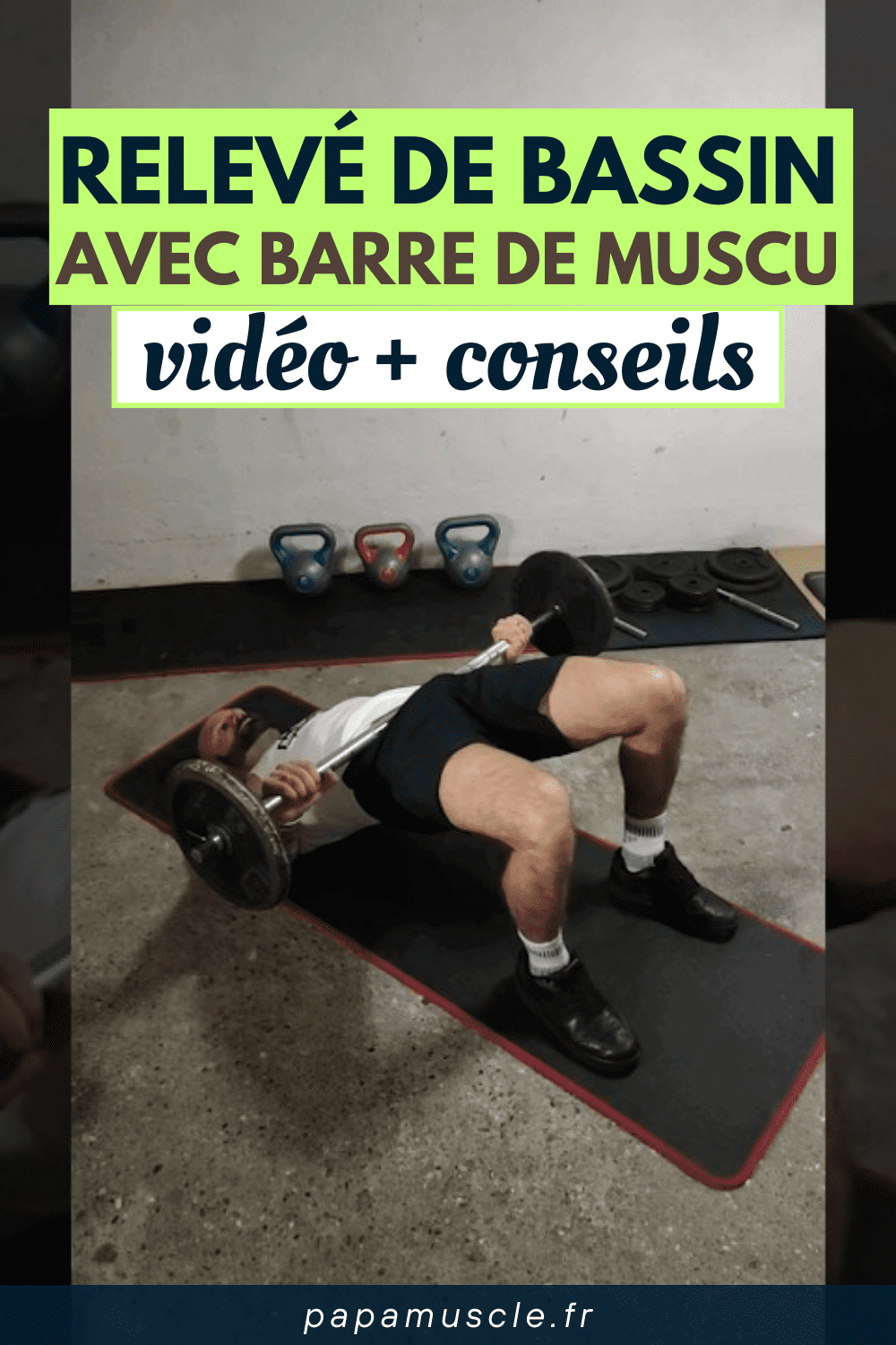 relevé de bassin barre