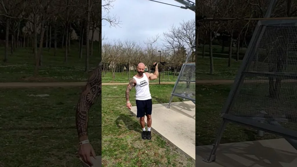 Curl Hercules TRX à un bras (one arm TRX Hercules curl)