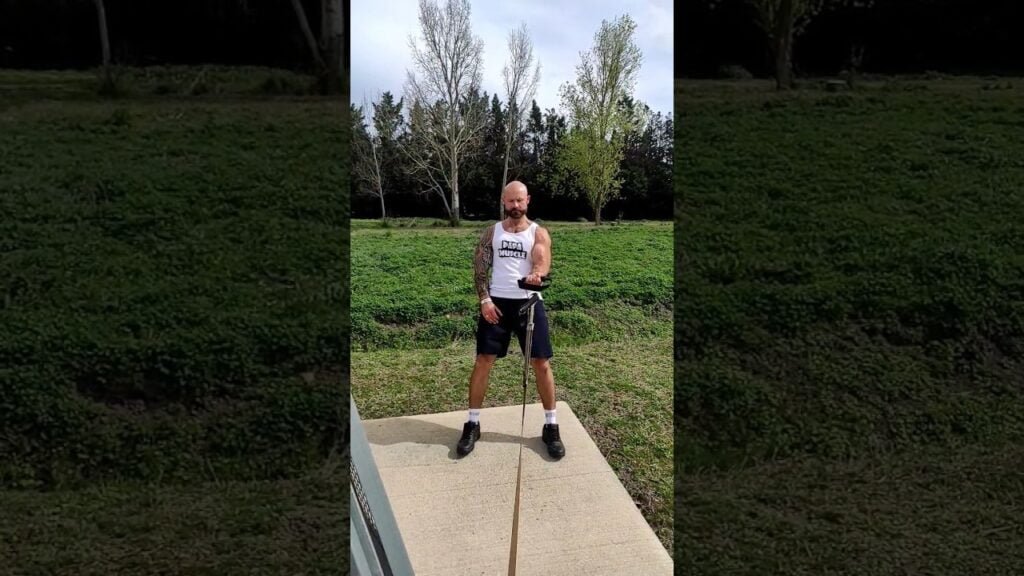 Curl biceps TRX à un bras (one arm TRX biceps curl)