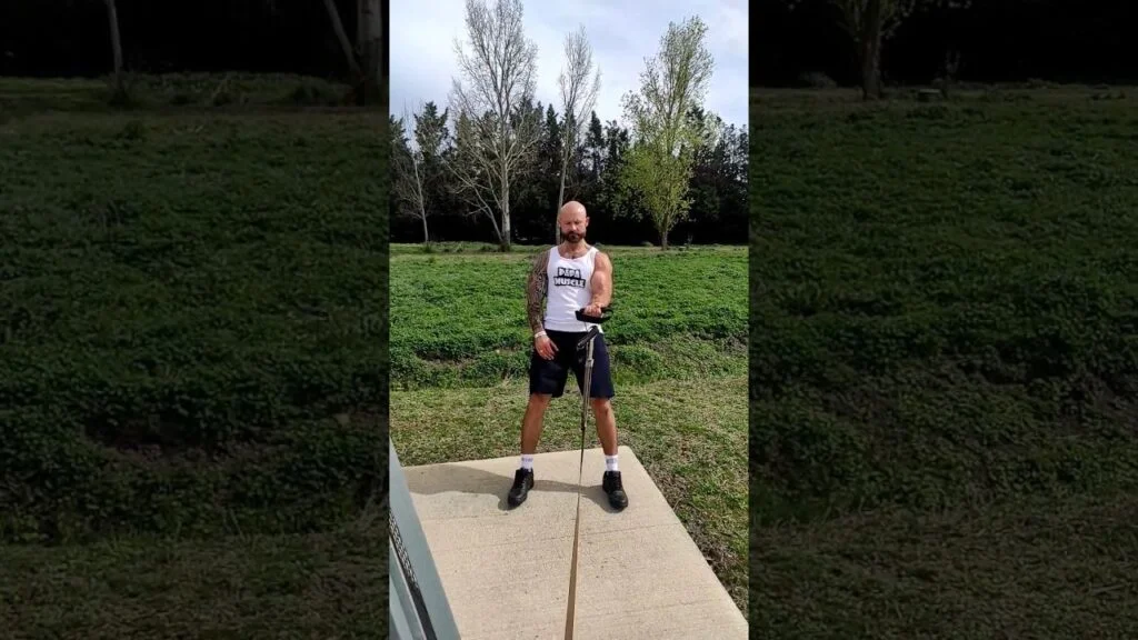 Curl biceps TRX à un bras (one arm TRX biceps curl)