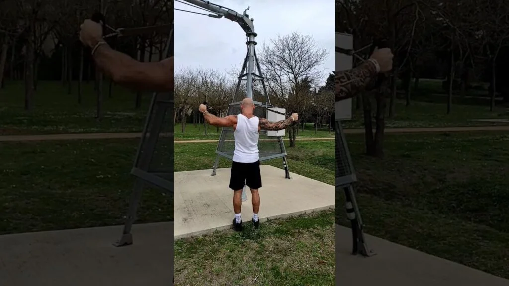 Oiseau inversé TRX (TRX rear shoulder fly)