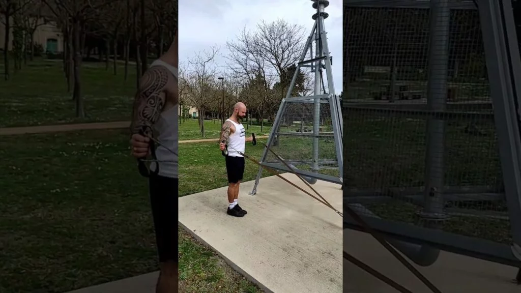 Rotation externe TRX en bas (low TRX external rotation)