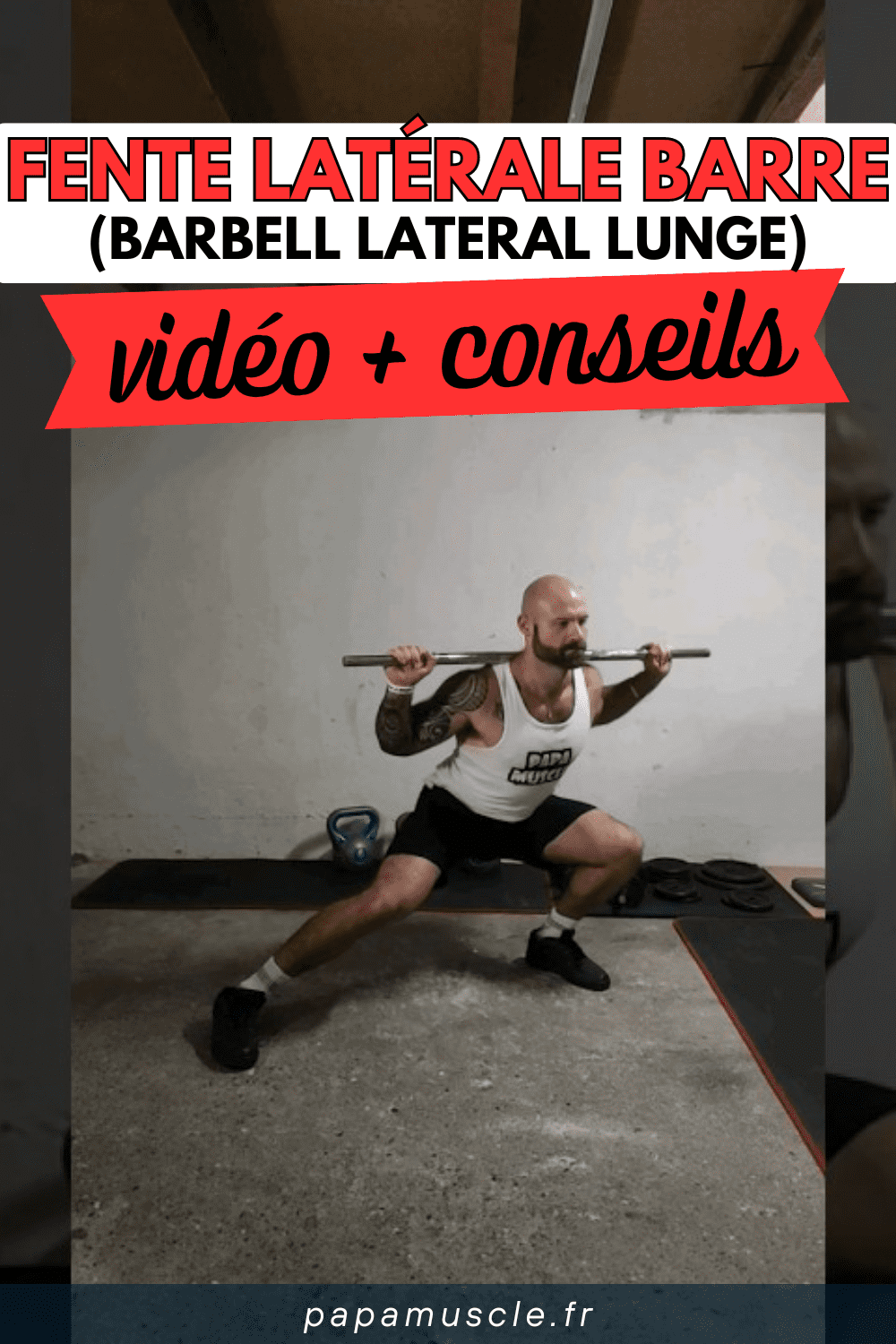 fente latérale barre