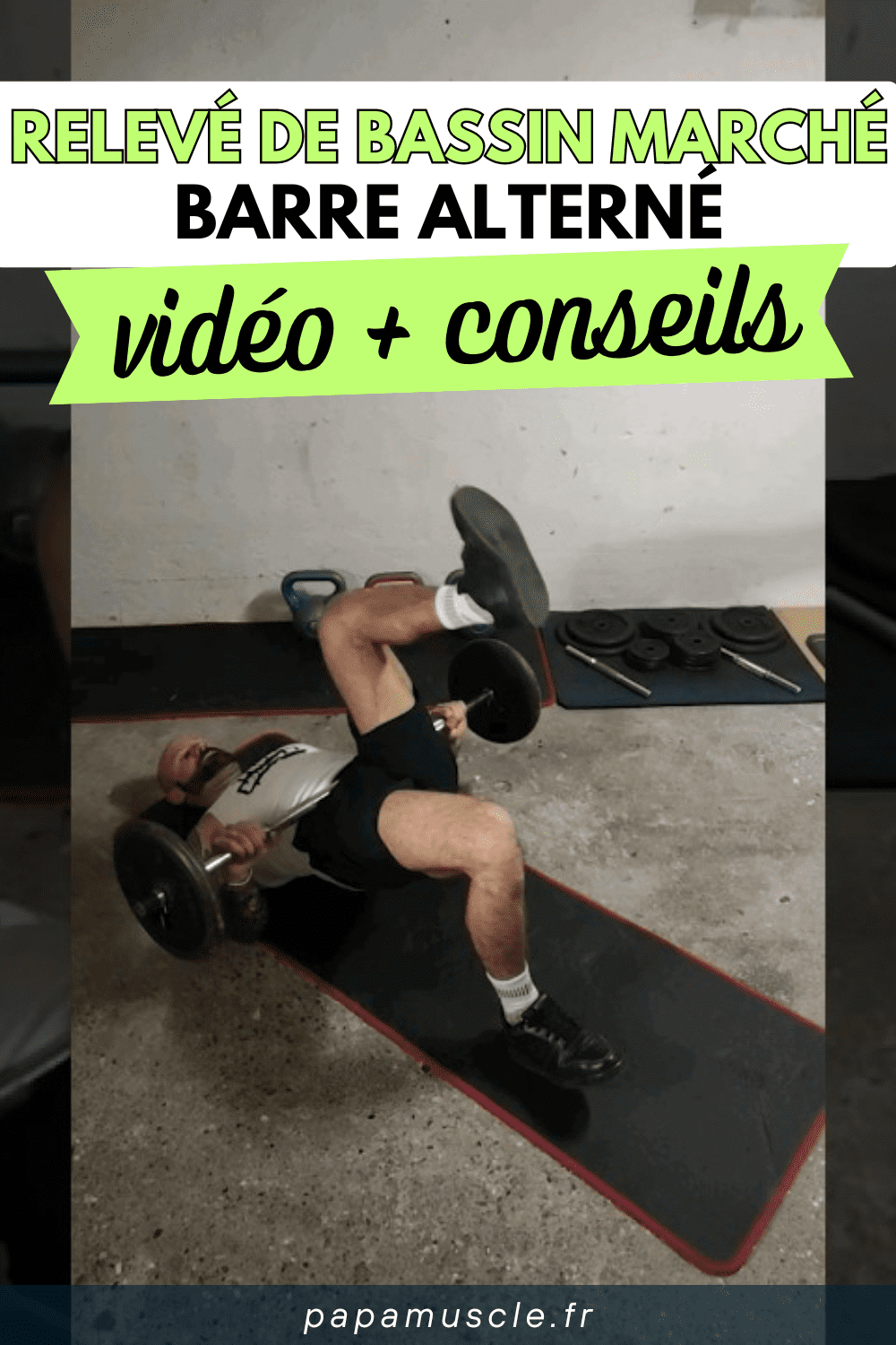 relevé de bassin marché barre alterné