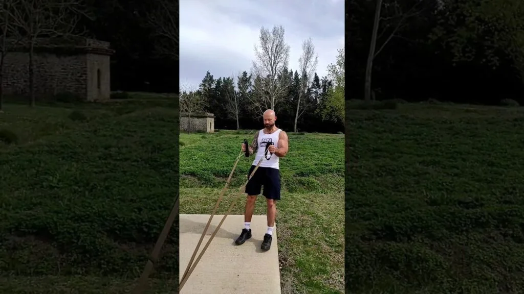 Curl biceps TRX prise marteau (TRX hammer curl)
