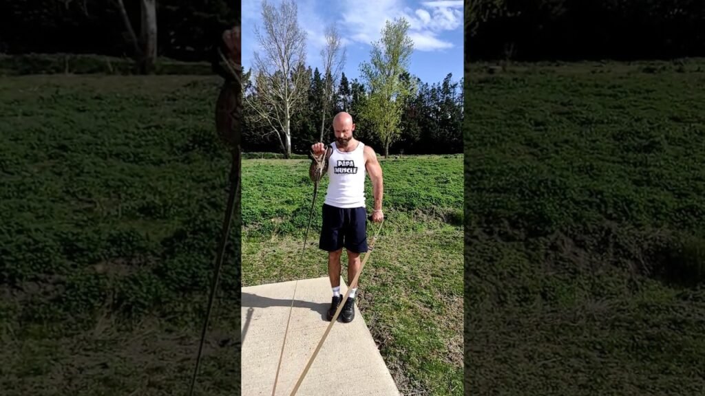 Curl inversé TRX alterné (alternating TRX reverse curl)