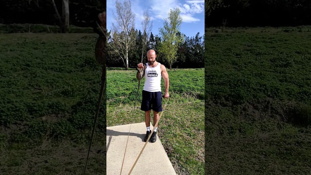 Curl inversé TRX alterné (alternating TRX reverse curl) [VIDÉO] | Papa ...