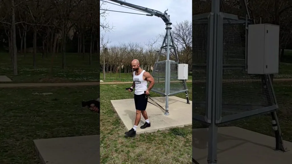 Drag curl TRX prise marteau (TRX drag hammer curl)