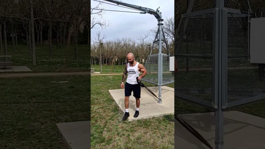 Drag curl TRX prise marteau à un bras (one arm TRX drag hammer curl)