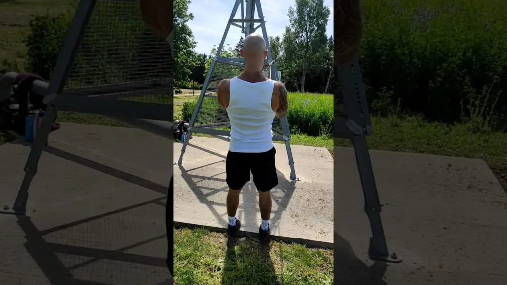 Extension mollet surélevé TRX (elevated TRX calf raise)