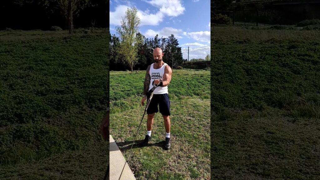 Flexion poignet TRX à un bras (one arm TRX wrist curl)