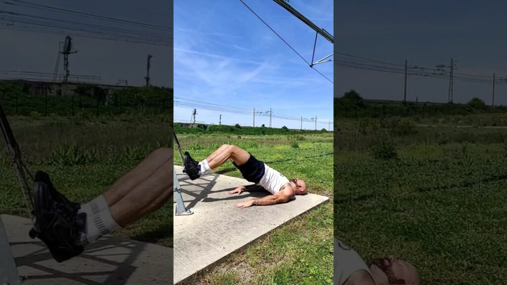 Relevé de bassin TRX (TRX glute bridge)