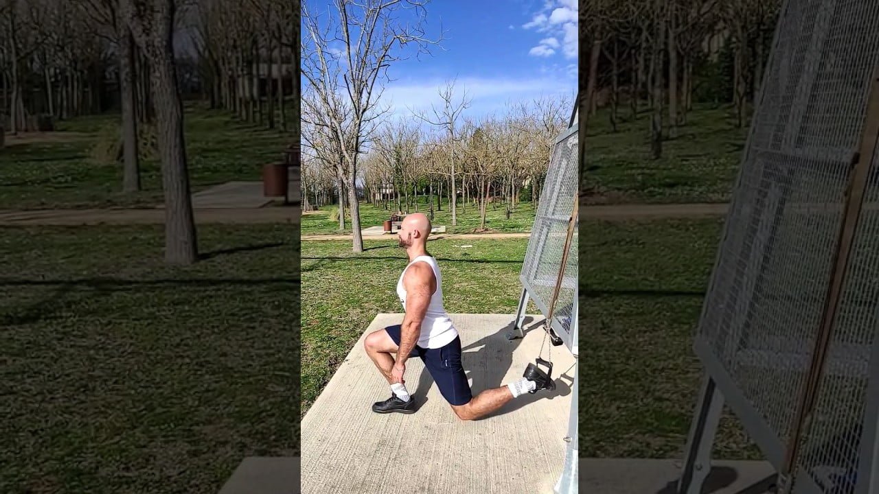 squat bulgare trx