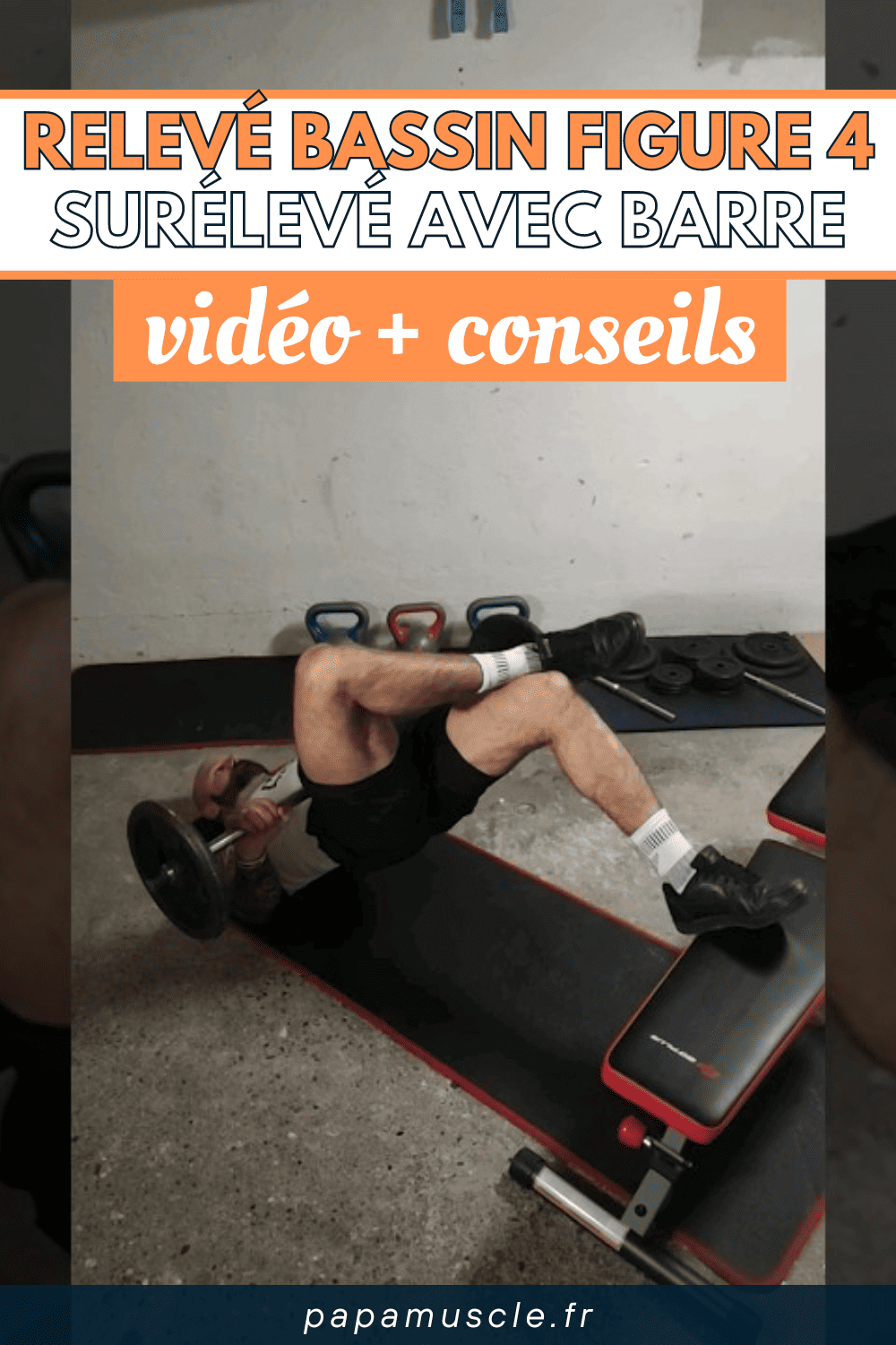 relevé de bassin figure 4 surélevé barre