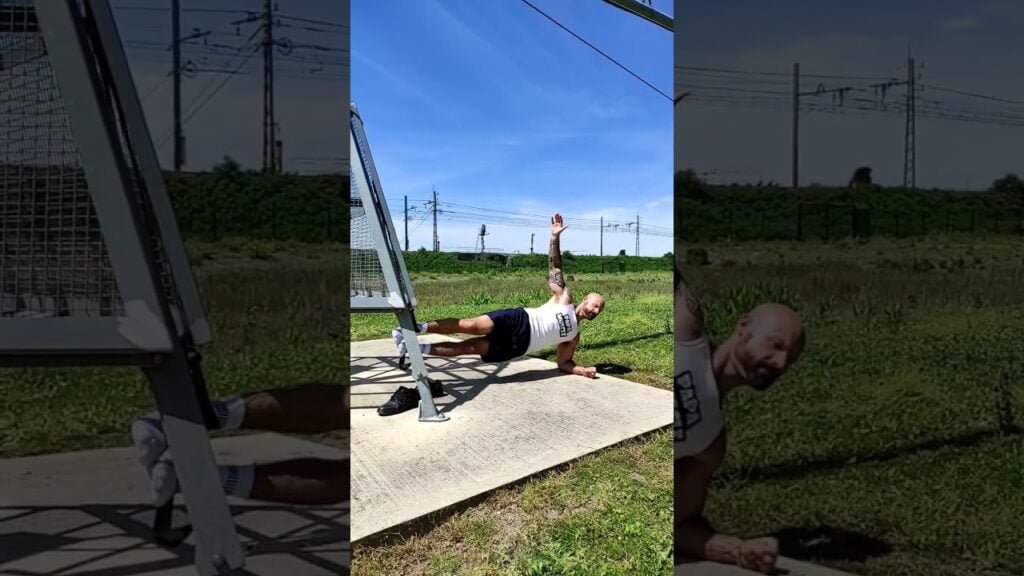 Planche latérale TRX (TRX side plank)