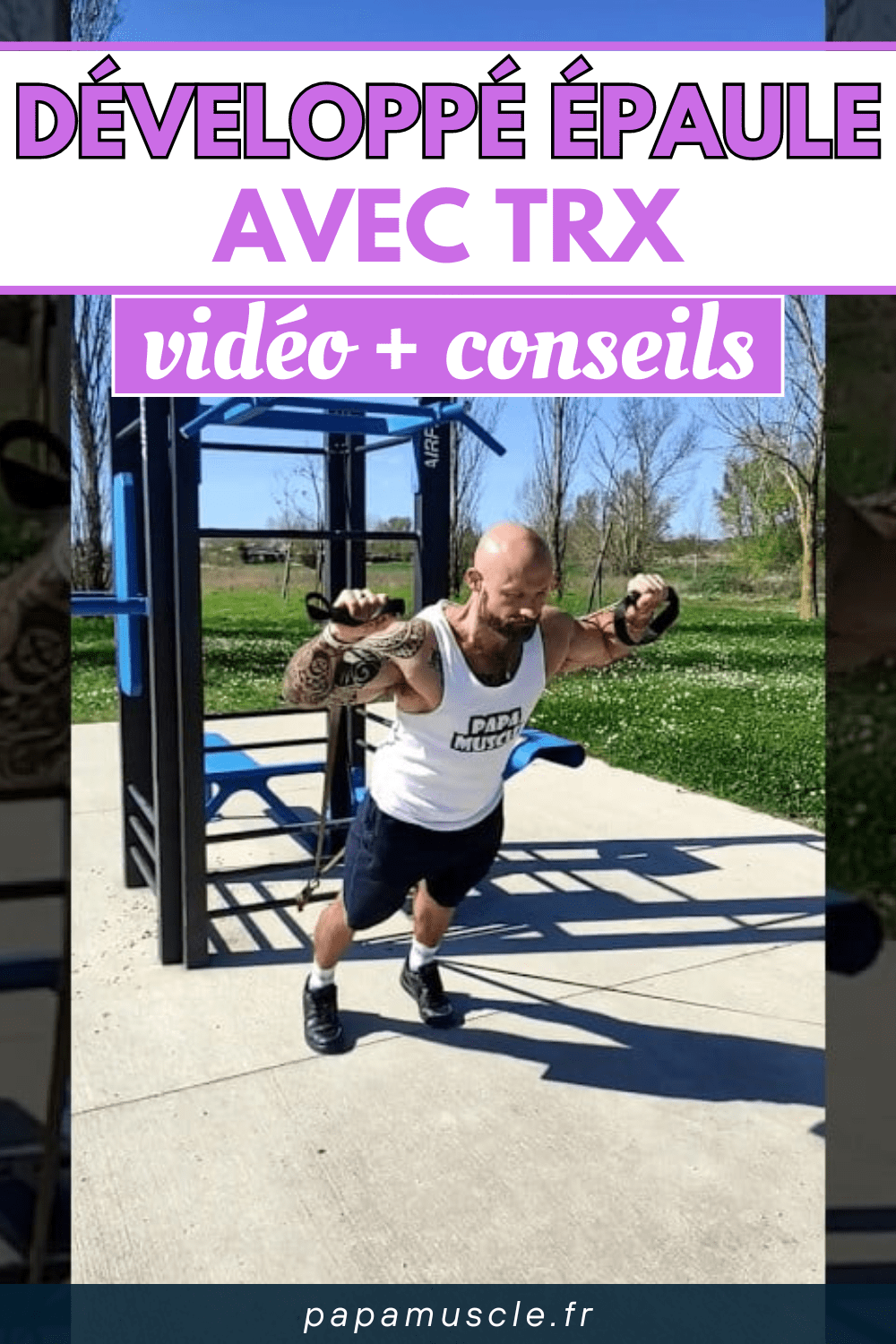 développé épaule TRX