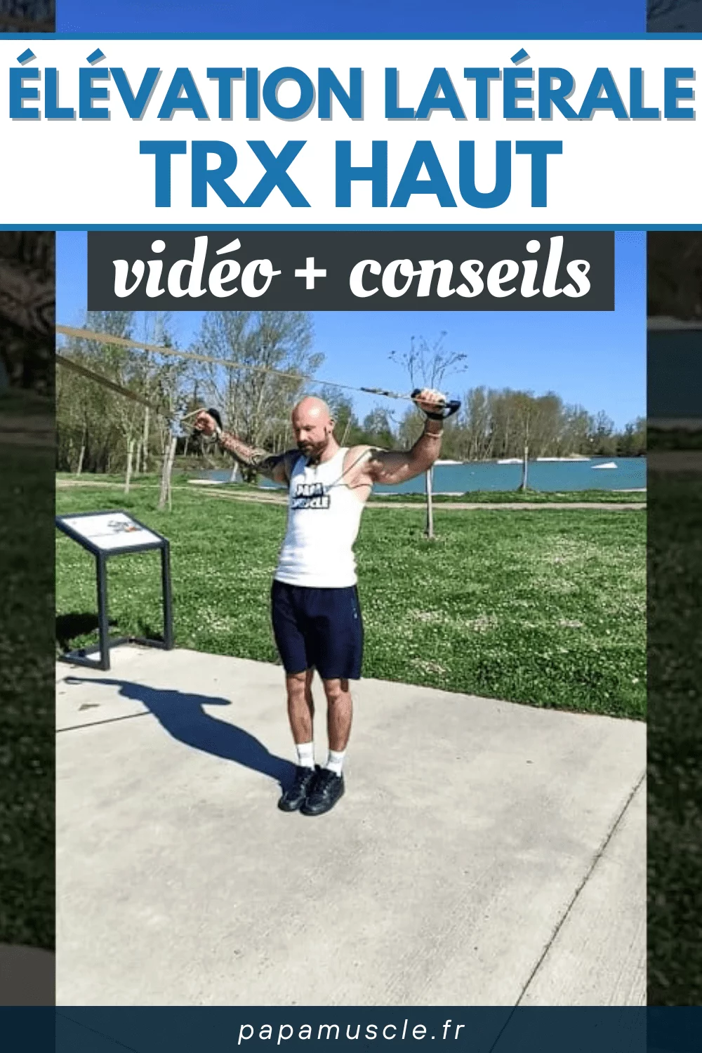 élévation latérale TRX haut