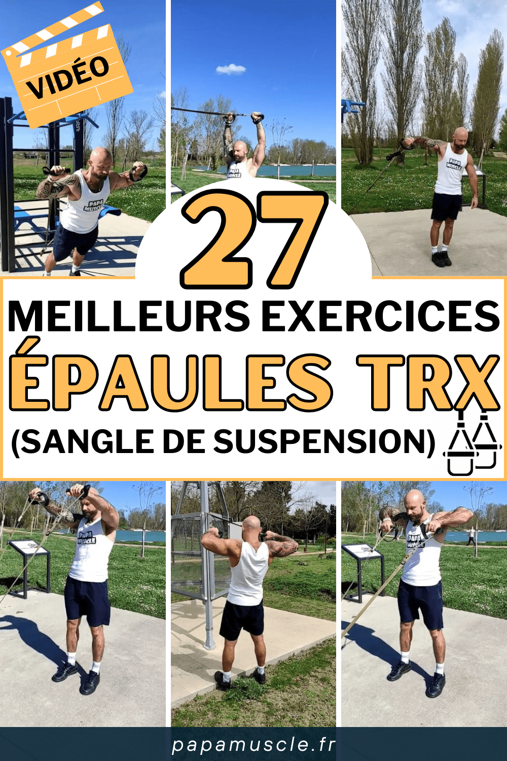 exercices épaules trx