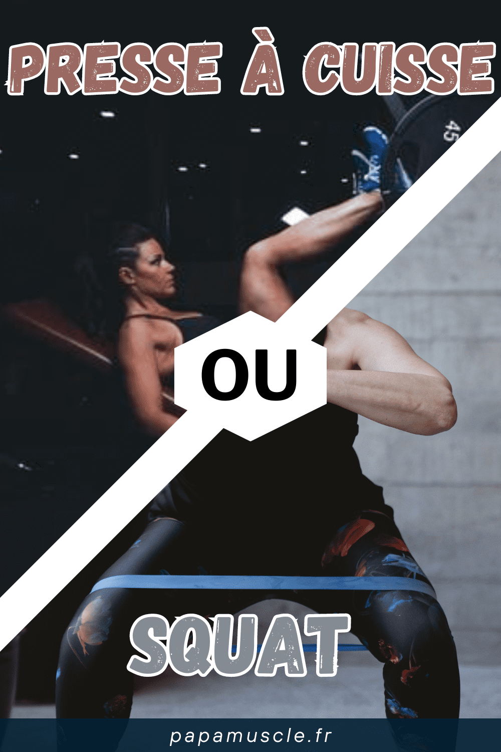 presse à cuisse ou squat