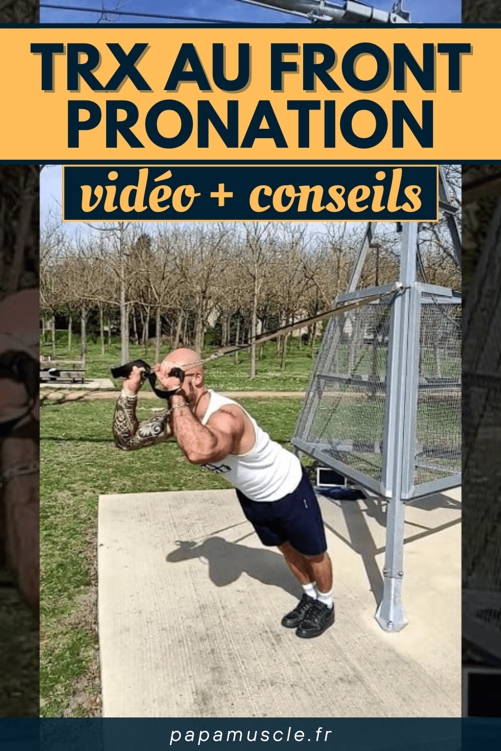 TRX au front pronation