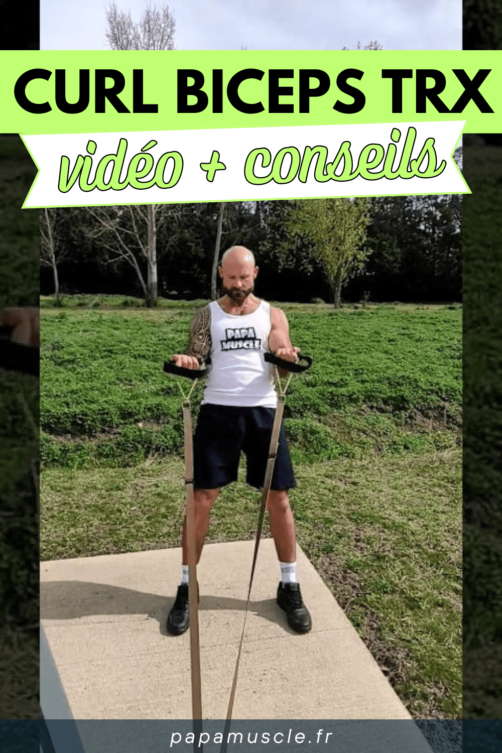 curl biceps TRX