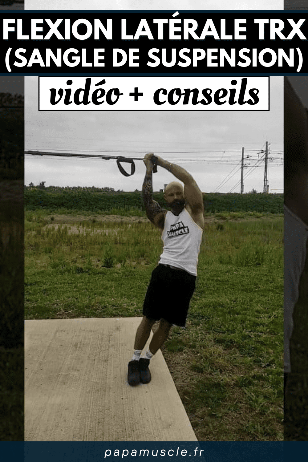 flexion latérale TRX