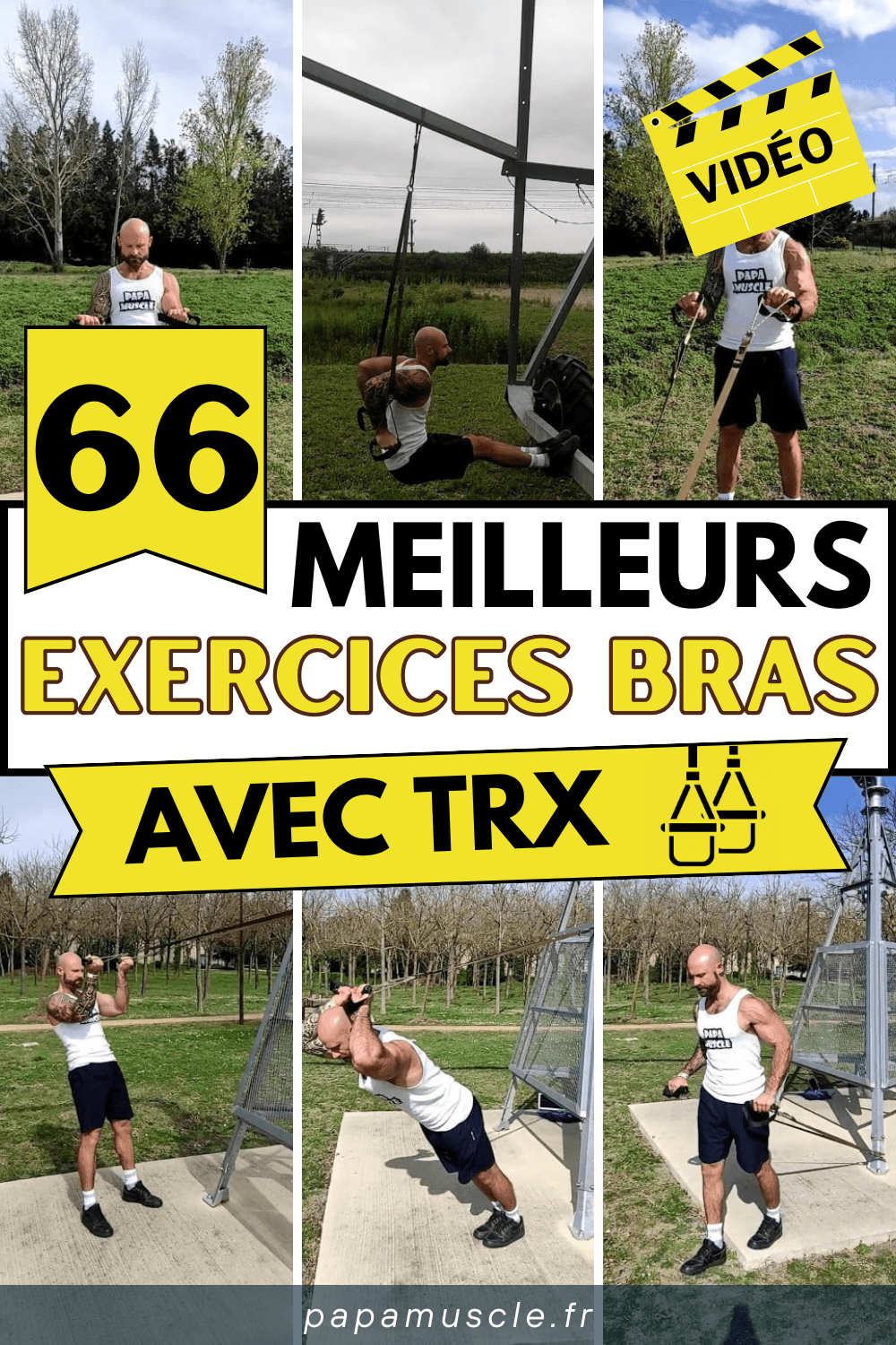 exercices bras trx