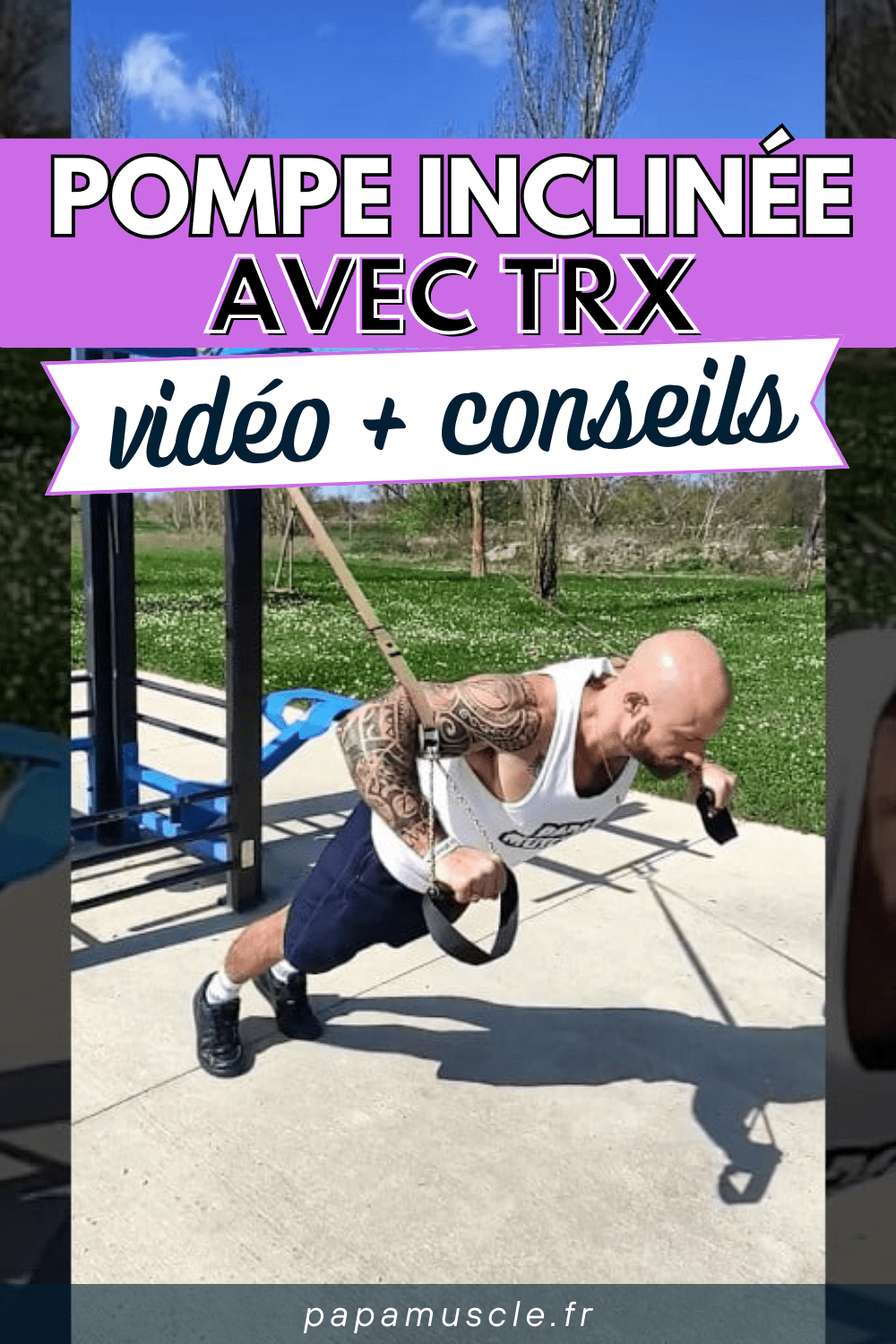 pompe inclinée TRX