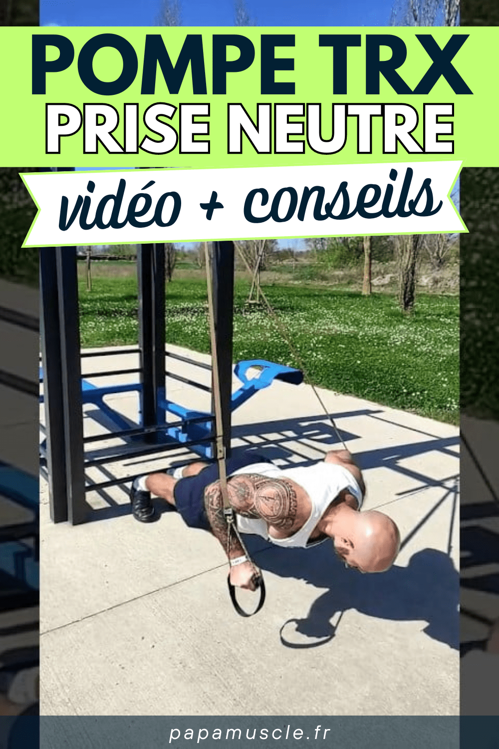 pompe TRX prise neutre