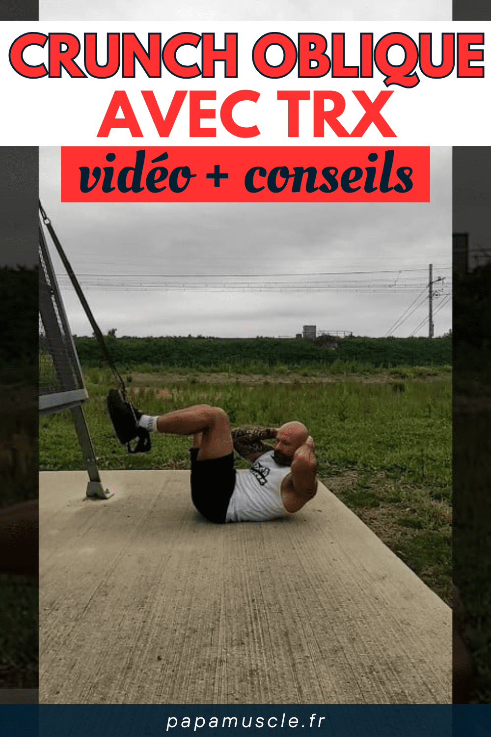 crunch oblique TRX
